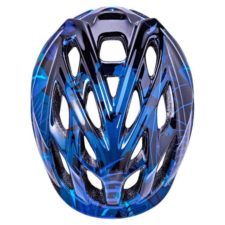 Kali Chakra Child Lighted Jungle Gloss Blue Helmet