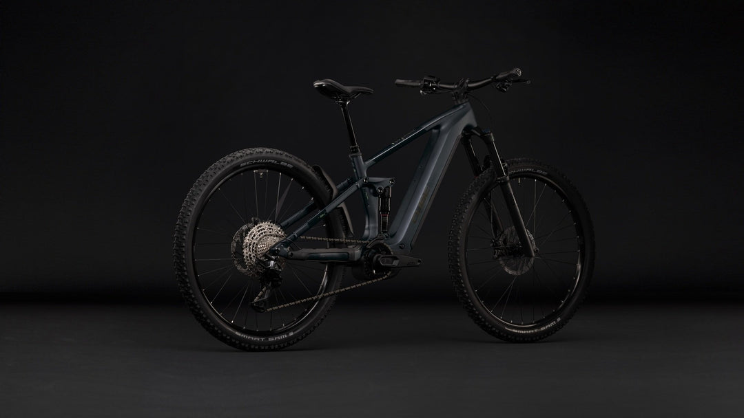 Cube Stereo Hybrid One44 Pro 800 Coal Black 2027 Electric Mountain Bike