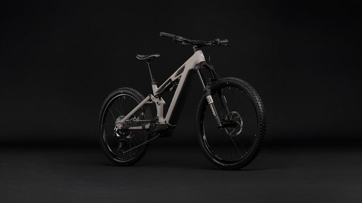 Cube Stereo Hybrid One77 HPC Race 800 Oat Grey 2027 Electric Mountain Bike