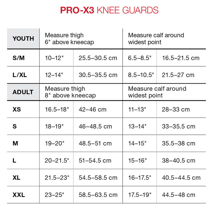 G-Form Youth Pro-X3 Knee Guards