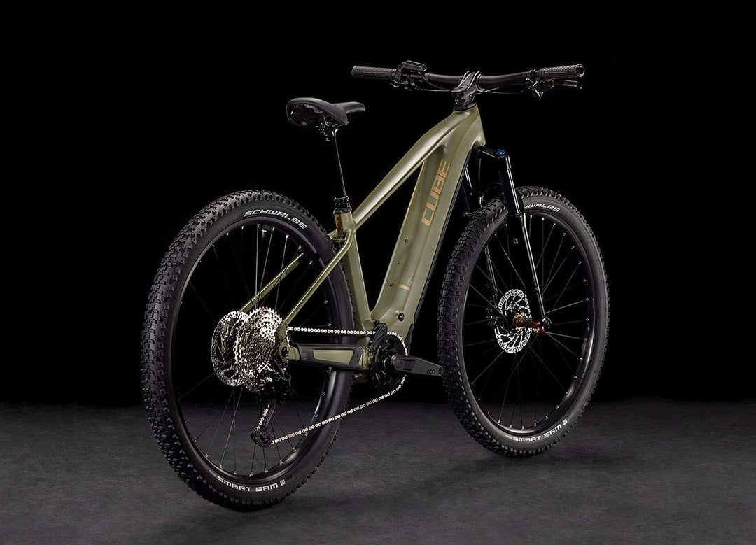 Cube Reaction Hybrid Pro 800wh Olive Gold 2025 Electric Mountain Bike