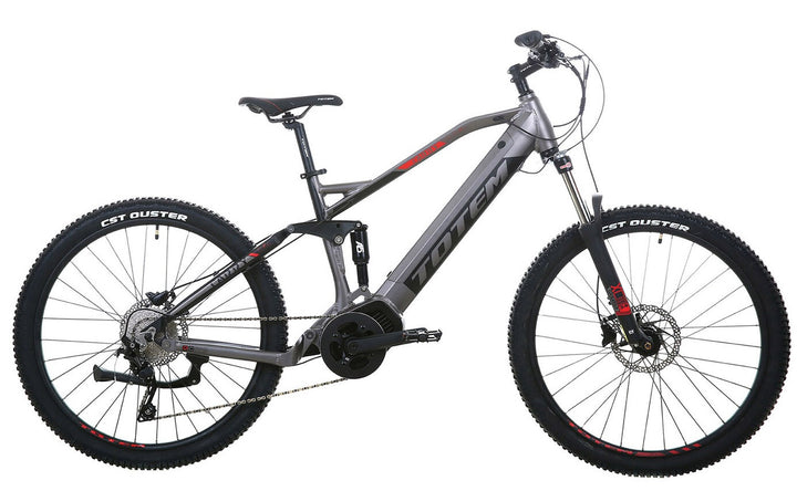 Totem Carry Pro Grey 720wh 2023 FS Electric Mountain Bike