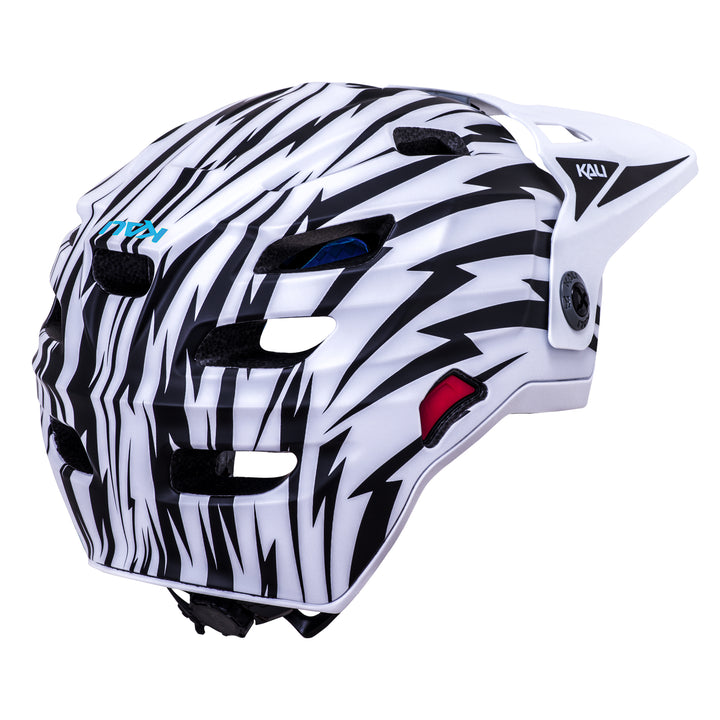 Kali Maya Child FF LTD Zolt Mat White/Black Detachable Kids Helmet