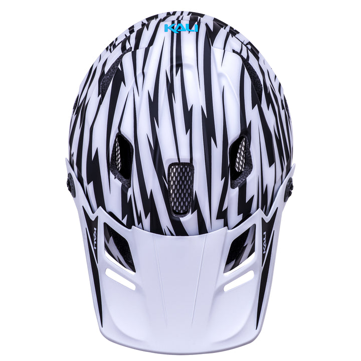 Kali Maya Child FF LTD Zolt Mat White/Black Detachable Kids Helmet