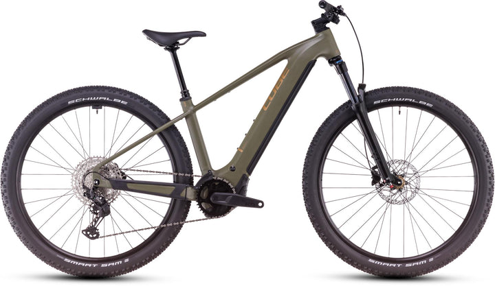 Cube Reaction Hybrid Pro 800wh Olive Gold 2025 Electric Mountain Bike