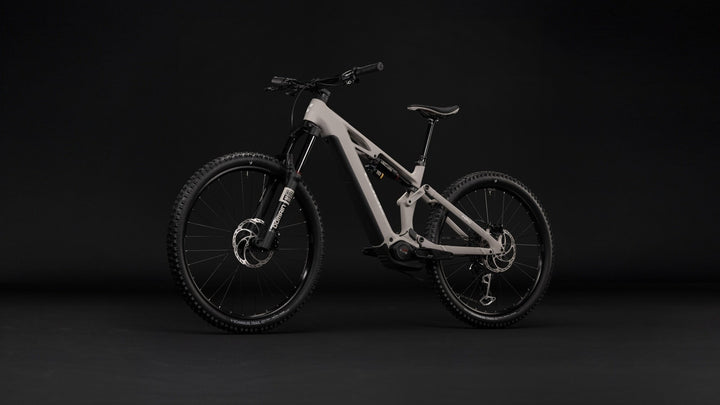 Cube Stereo Hybrid One77 HPC Race 800 Oat Grey 2027 Electric Mountain Bike