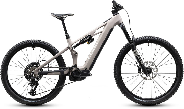 Cube Stereo Hybrid One77 HPC Race 800 Oat Grey 2027 Electric Mountain Bike