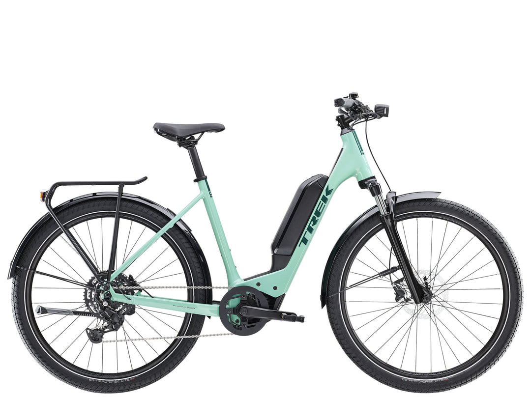 Trek Allant+ 5 Lowstep Blue Sage 2025 Electric Hybrid Bike