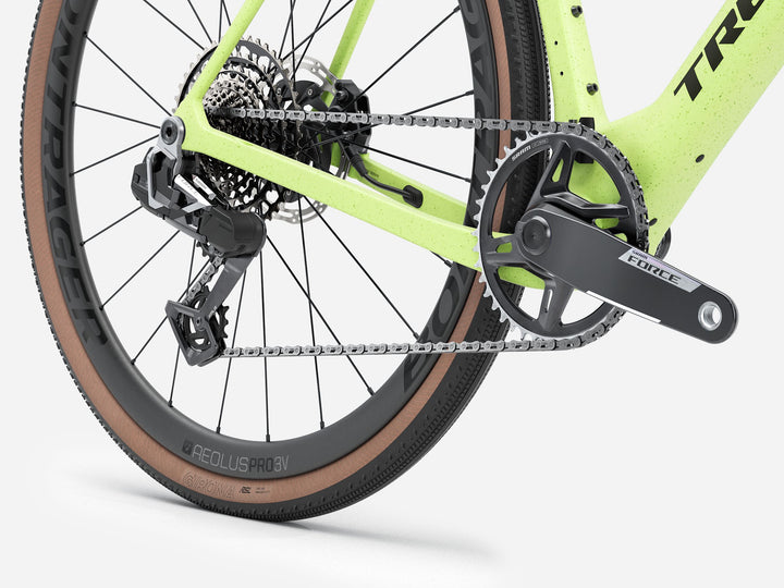 Trek Checkmate SLR 7 AXS Olive Drab Glowstick 2027 Gravel Bike