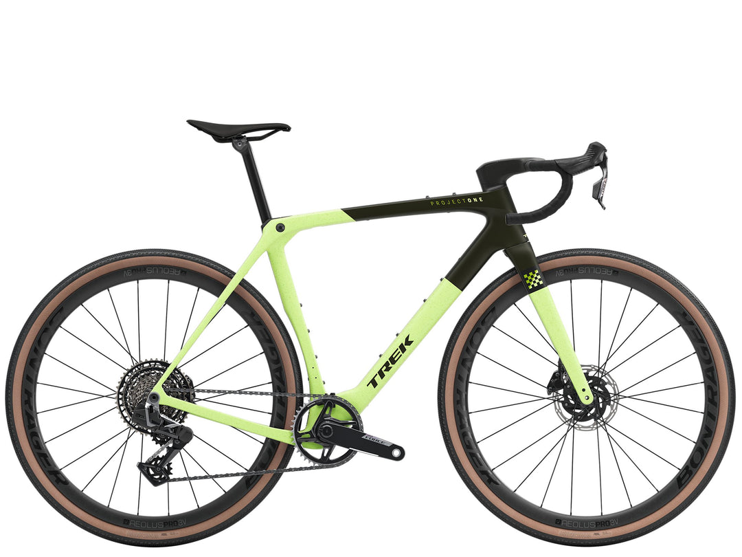 Trek Checkmate SLR 7 AXS Olive Drab Glowstick 2027 Gravel Bike