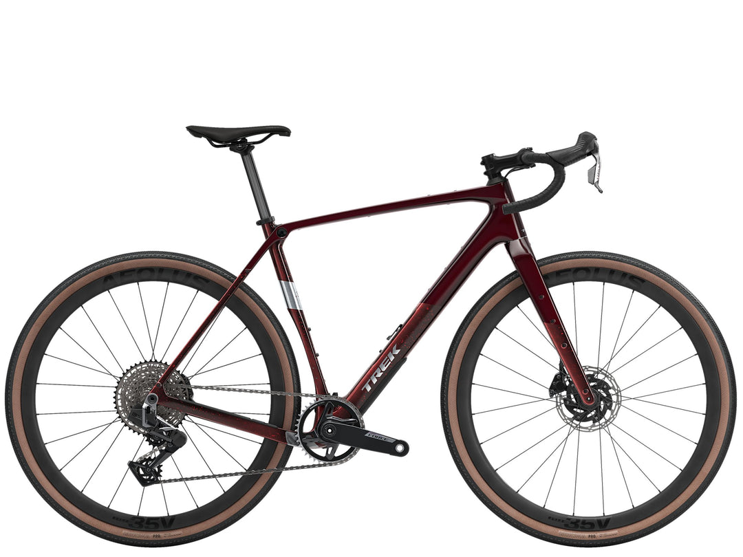 Trek Checkpoint SL 7 AXS Gen 3 Dark Red Carbon Red Smoke Splatter 2027 Gravel Bike