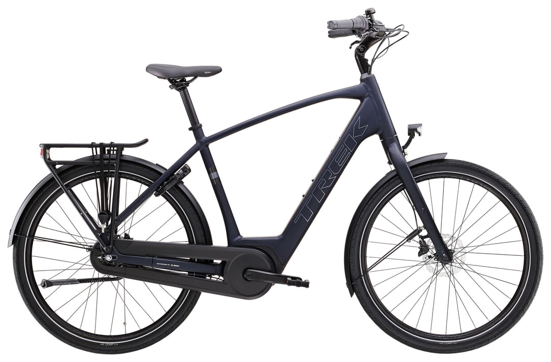 Trek District+ 1 Matte Deep Dark Blue 2026 Electric Hybrid Bike