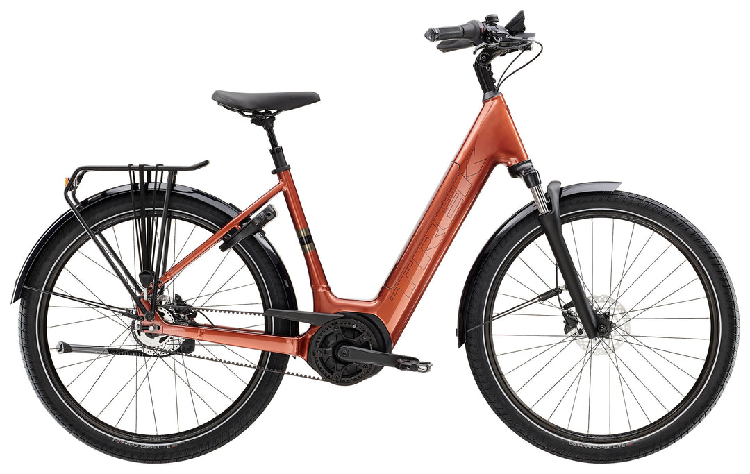 Trek District+ 4 Lowstep Pennyflake 2026 Electric Hybrid Bike