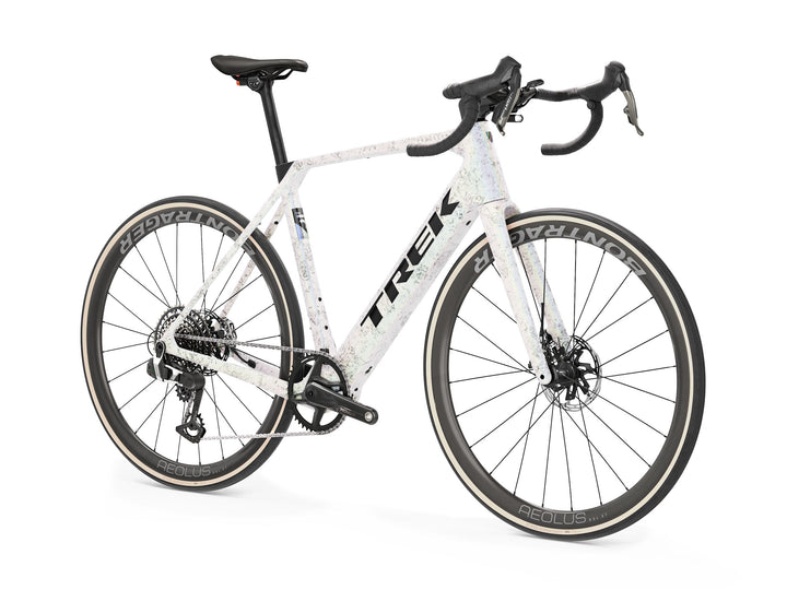 Trek Domane+ SL 9 AXS Gen 5 Mother of Pearl Silver Marble 2027 Electric Road Bike