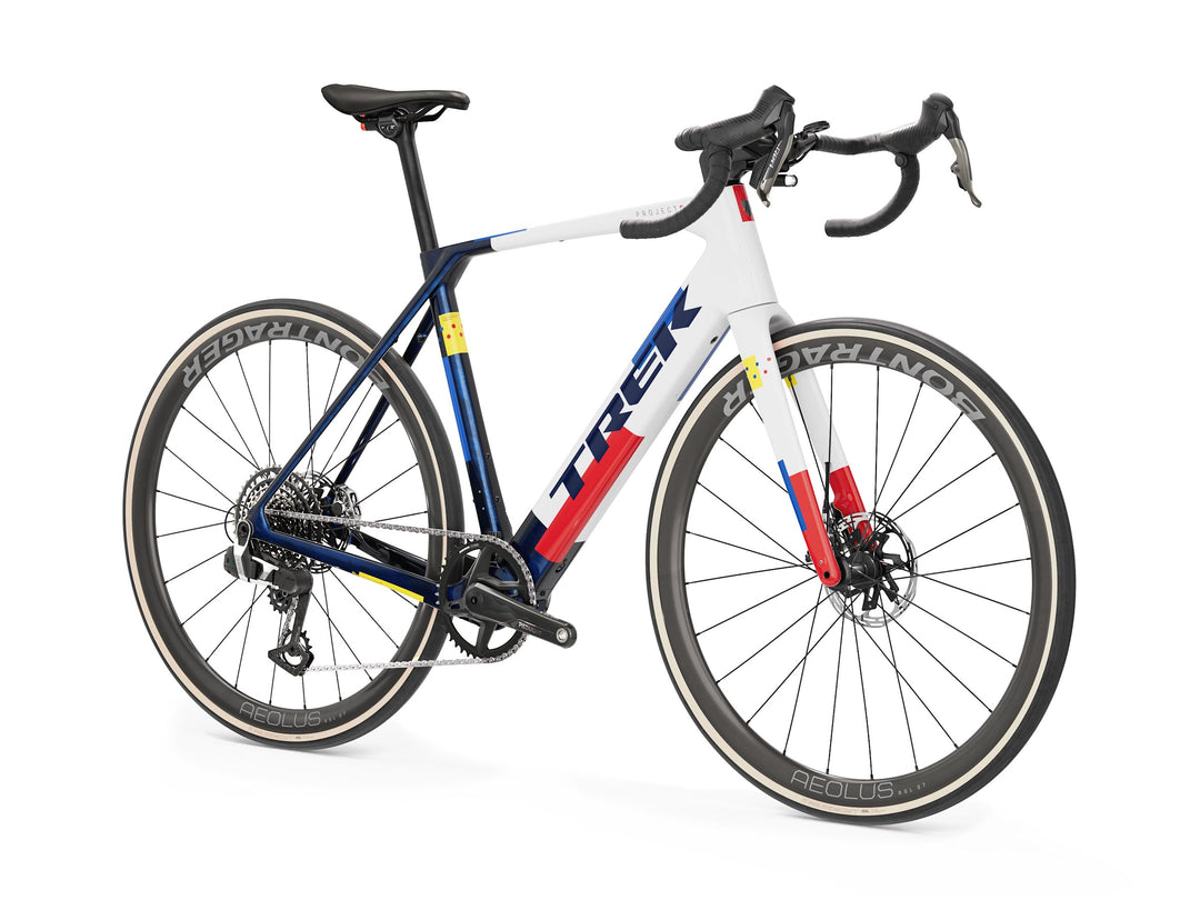 Trek Domane+ SL 9 AXS Gen 5 Navy Smoke Trek White 2027 Electric Road Bike