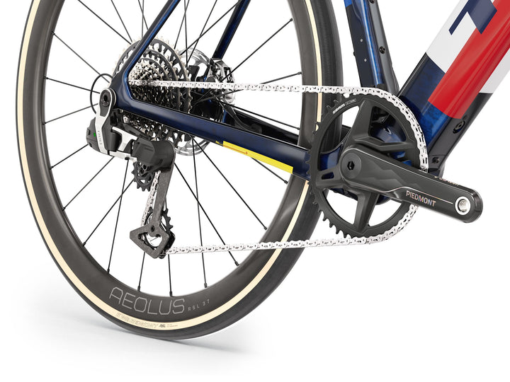 Trek Domane+ SL 9 AXS Gen 5 Navy Smoke Trek White 2027 Electric Road Bike