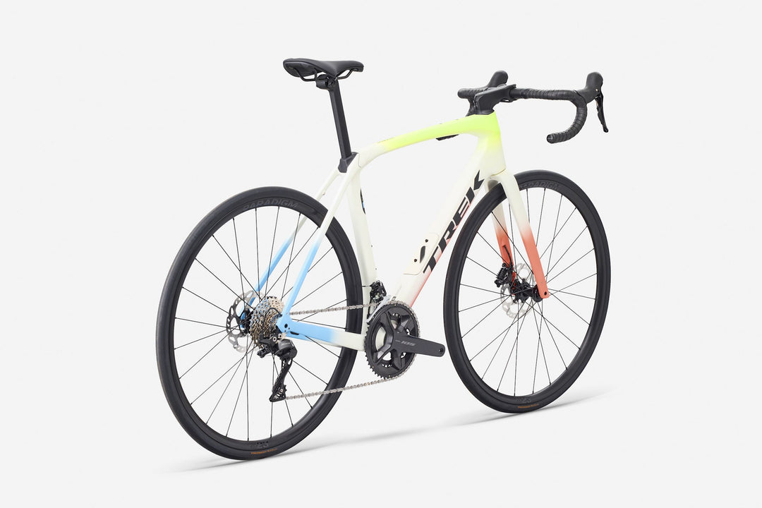 Trek Domane SL 5 Gen 4 Era White Glowstick Coral Fade 2026 Road Bike