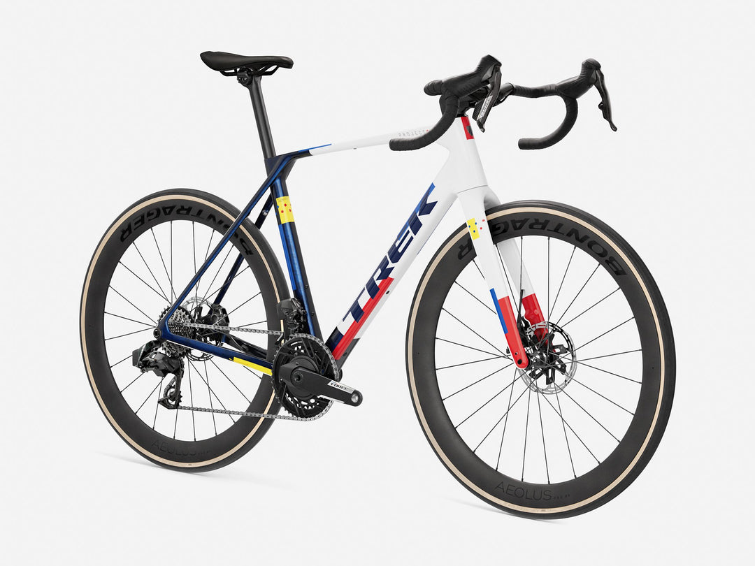 Trek Domane SLR 7 AXS Gen 5 Navy Smoke Trek White 2027 Road Bike