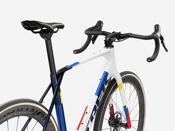 Trek Domane SLR 7 AXS Gen 5 Navy Smoke Trek White 2027 Road Bike