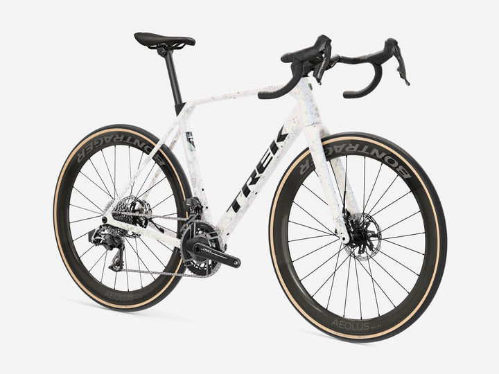 Trek Domane SLR 9 AXS Gen 5 Mother of Pearl Silver Marble 2027 Road Bike