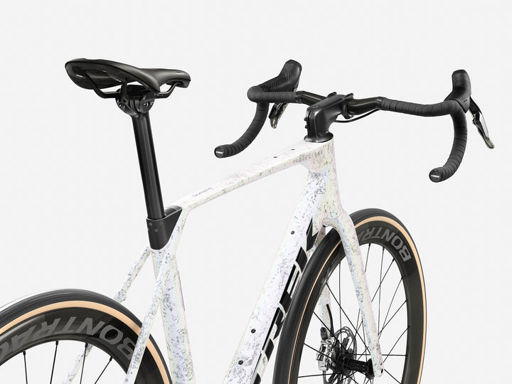 Trek Domane SLR 9 AXS Gen 5 Mother of Pearl Silver Marble 2027 Road Bike