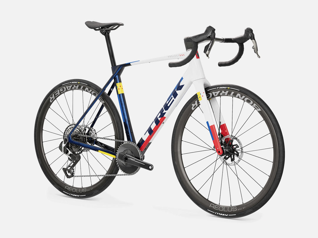 Trek Domane SLR 9 AXS 1x Gen 5 Navy Smoke Trek White 2027 Road Bike