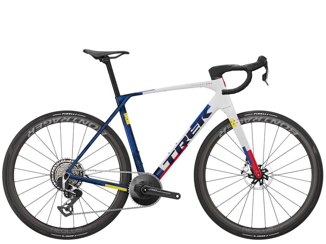 Trek Domane SLR 9 AXS 1x Gen 5 Navy Smoke Trek White 2027 Road Bike