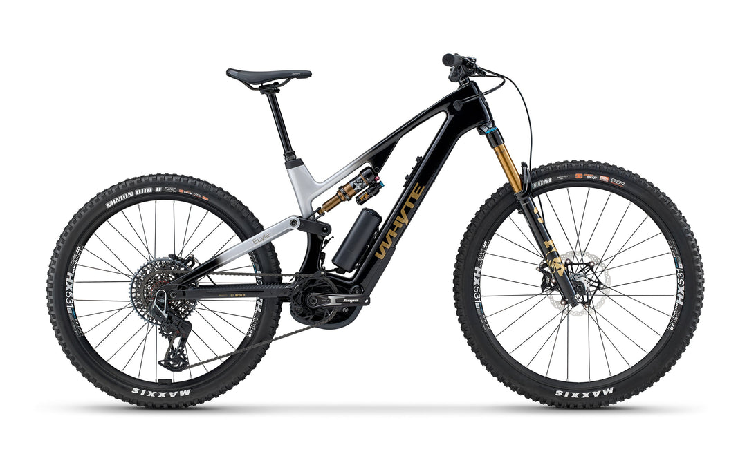 Whyte ELyte Evo Stag Works V2 Stealth Black and Silver Electric Mountain Bike
