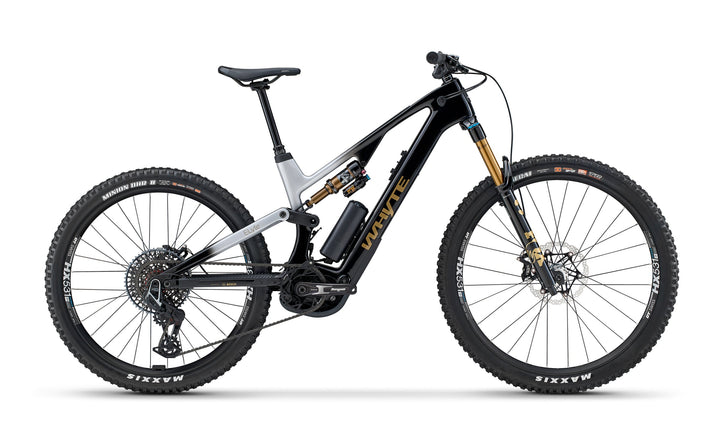 Whyte ELyte Evo Stag Works V2 Stealth Black and Silver Electric Mountain Bike
