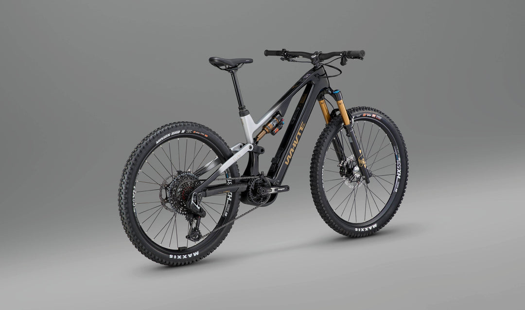 Whyte ELyte Evo Stag Works V2 Stealth Black and Silver Electric Mountain Bike