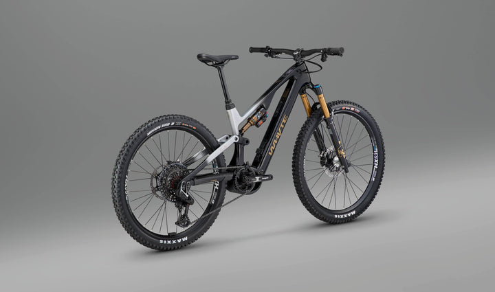 Whyte ELyte Evo Stag Works V2 Stealth Black and Silver Electric Mountain Bike