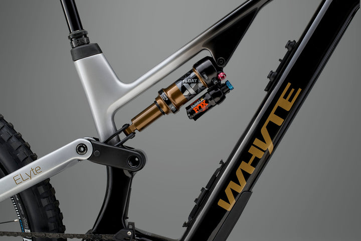 Whyte ELyte Evo Stag Works V2 Stealth Black and Silver Electric Mountain Bike