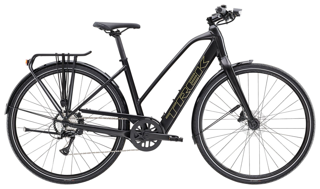 Trek FX+ 2 LT Midstep Satin Trek Black 2026 Electric Hybrid Bike