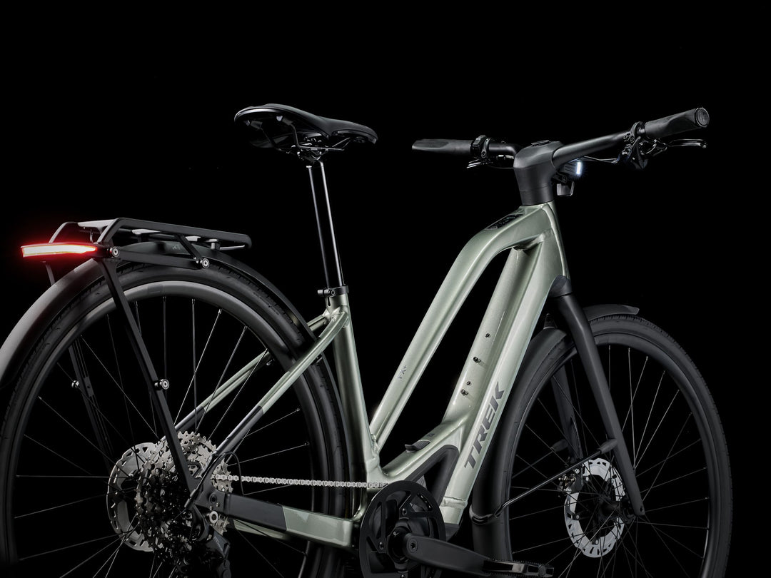 Trek FX+ 7 Midstep Lichen Green Gloss 2027 Electric Hybrid Bike