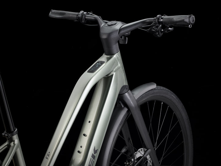 Trek FX+ 7 Midstep Lichen Green Gloss 2027 Electric Hybrid Bike