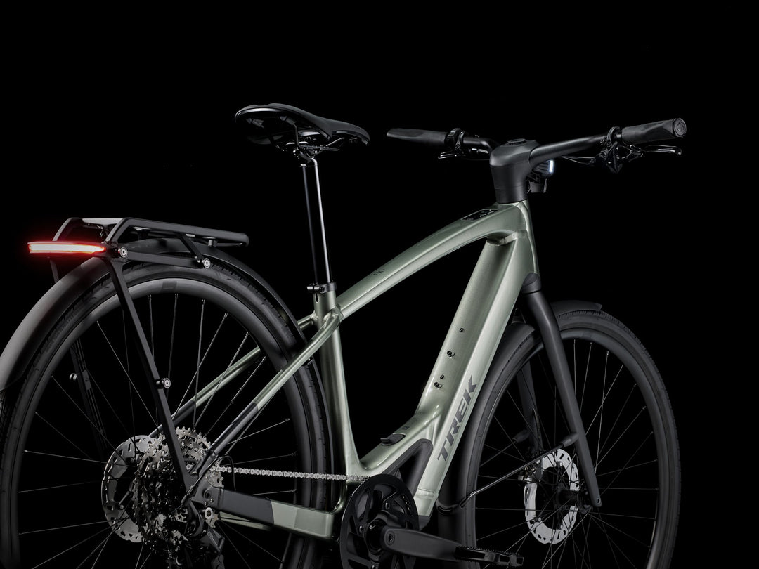 Trek FX+ 7 Lichen Green Gloss 2027 Electric Hybrid Bike