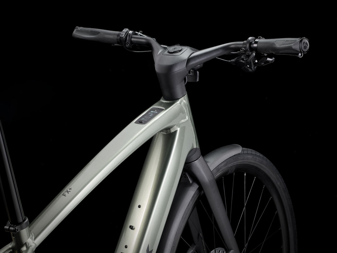 Trek FX+ 7 Lichen Green Gloss 2027 Electric Hybrid Bike