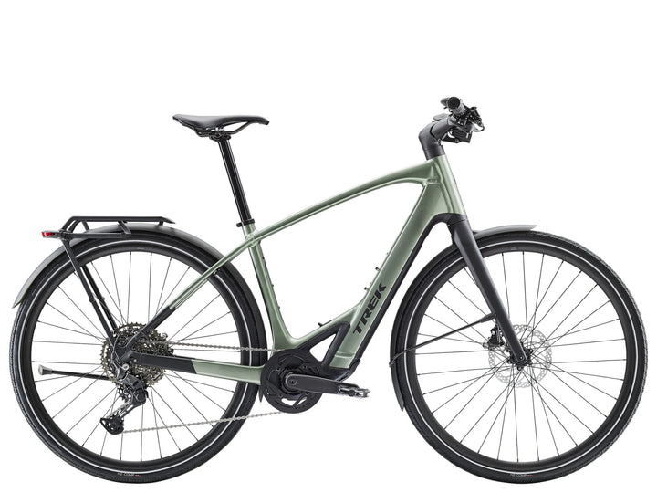 Trek FX+ 7 Lichen Green Gloss 2027 Electric Hybrid Bike