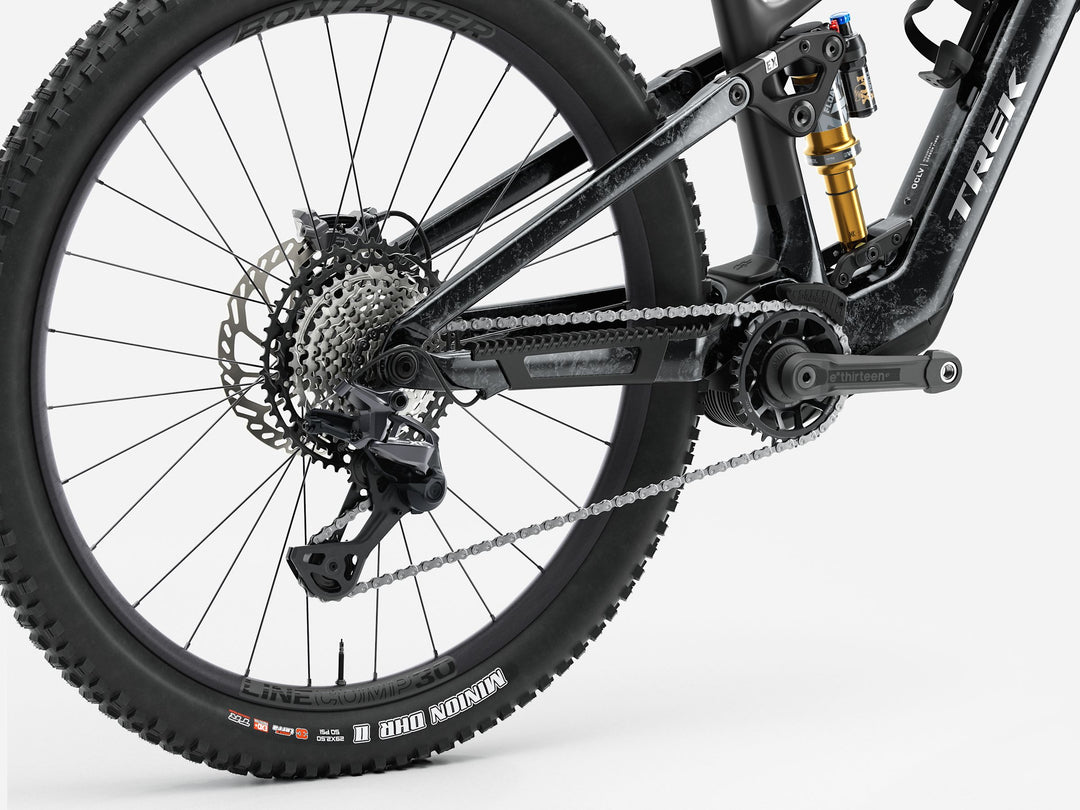 Trek Fuel+ EX 9.8 XT Gen 2 Carbon Smoke Lithium Grey Marble 2027 Electric Mountain Bike