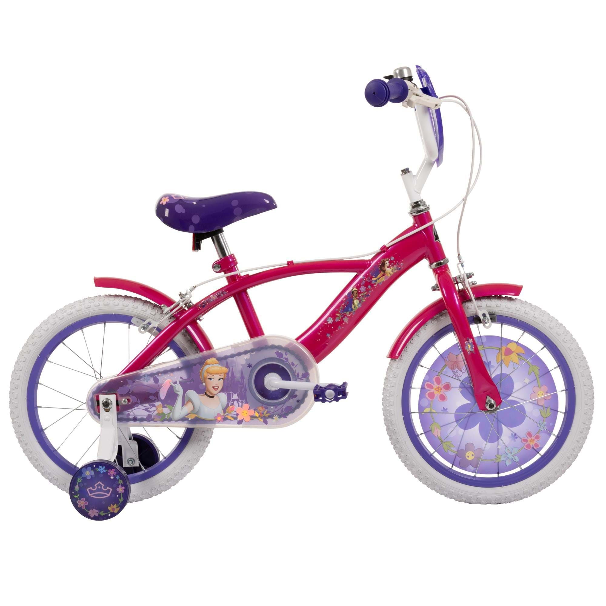 Princess bicycle with training wheels best sale