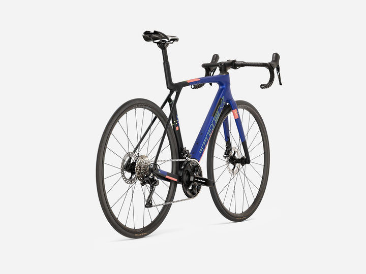 Trek Madone SL 5 Gen 8 Matte Cobalt Blue Trek Black Living Coral 2027 Road Bike