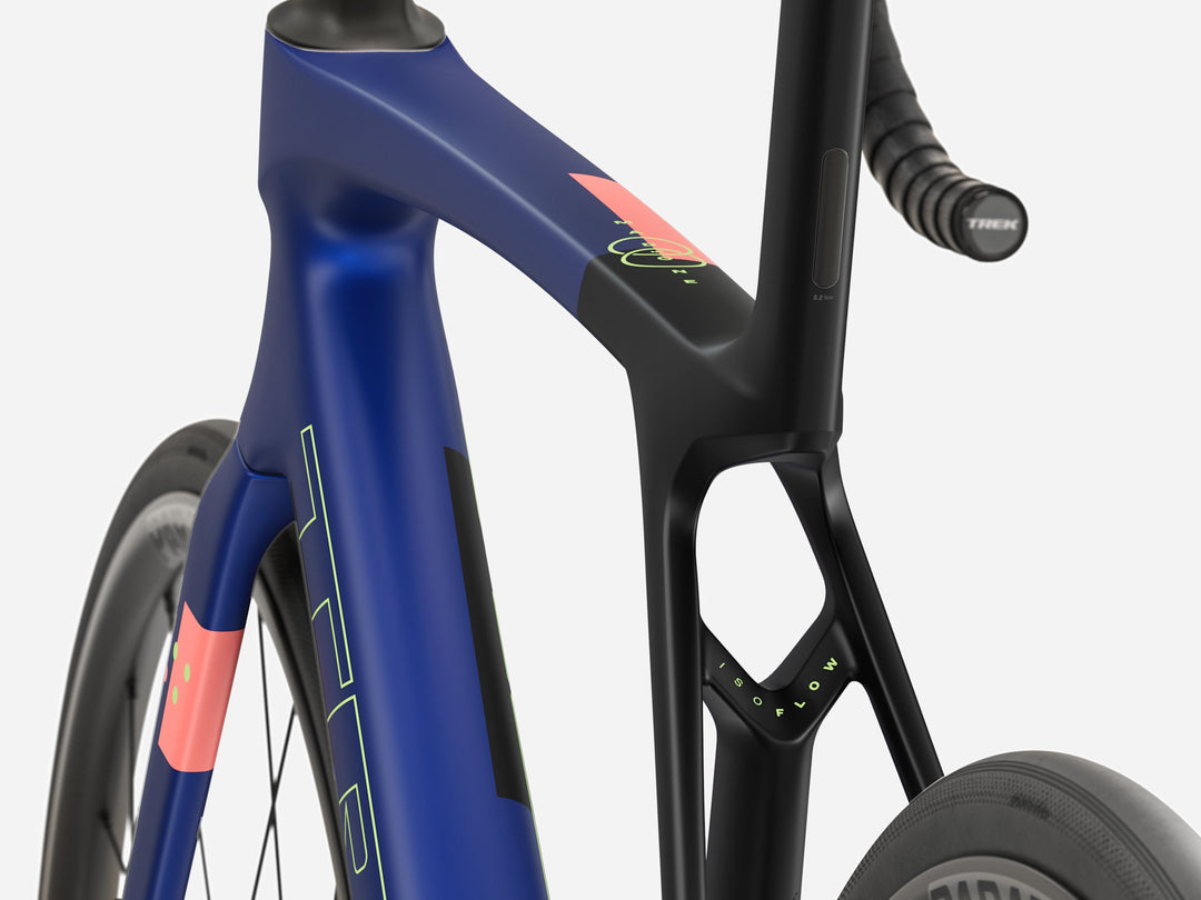 Trek Madone SL 5 Gen 8 Matte Cobalt Blue Trek Black Living Coral 2027 Road Bike