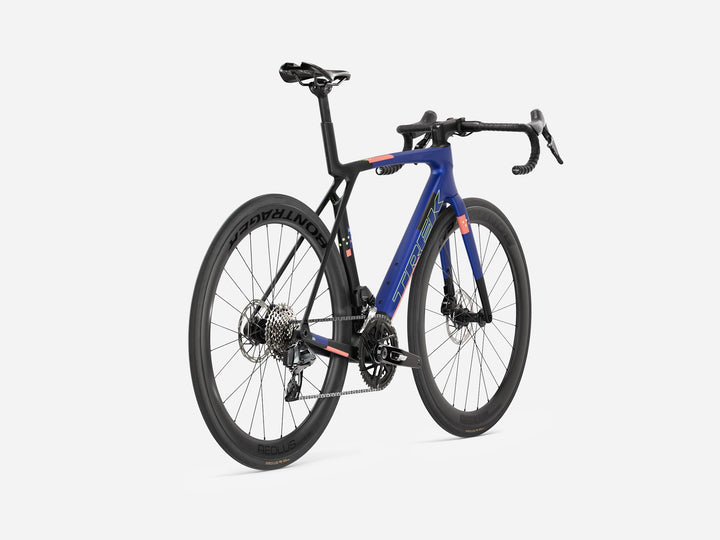Trek Madone SL 6 AXS Gen 8 Matte Cobalt Blue Trek Black Living Coral 2027 Road Bike