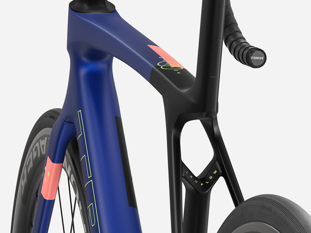 Trek Madone SL 6 AXS Gen 8 Matte Cobalt Blue Trek Black Living Coral 2027 Road Bike