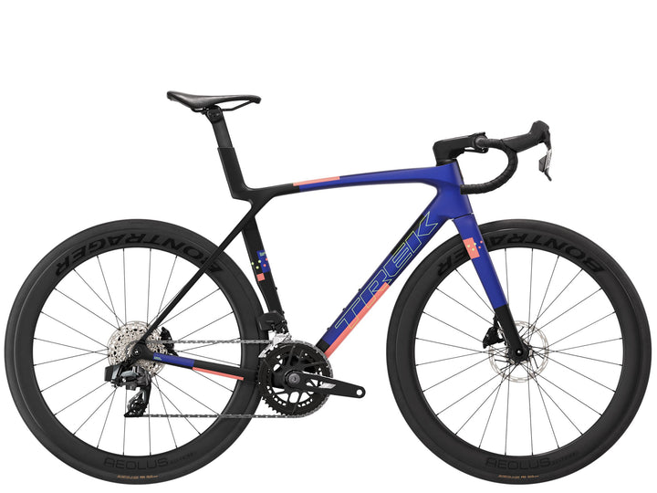 Trek Madone SL 6 AXS Gen 8 Matte Cobalt Blue Trek Black Living Coral 2027 Road Bike