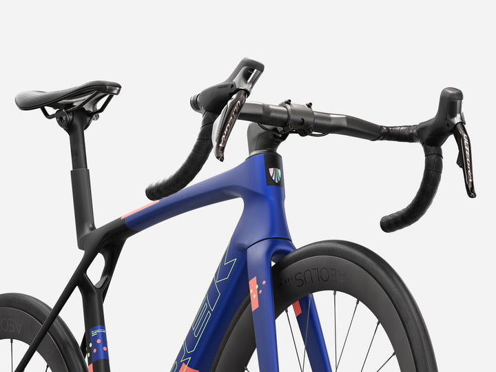 Trek Madone SL 7 Gen 8 Matte Cobalt Blue Trek Black Living Coral 2027 Road Bike
