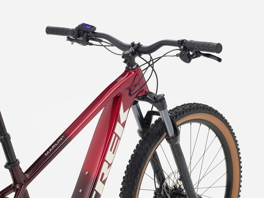 Trek Marlin+ 8 Fury Red Lithium Fade 2026 Electric Mountain Bike