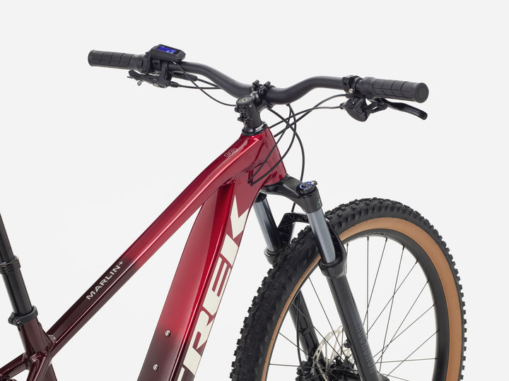 Trek Marlin+ 8 Fury Red Lithium Fade 2026 Electric Mountain Bike