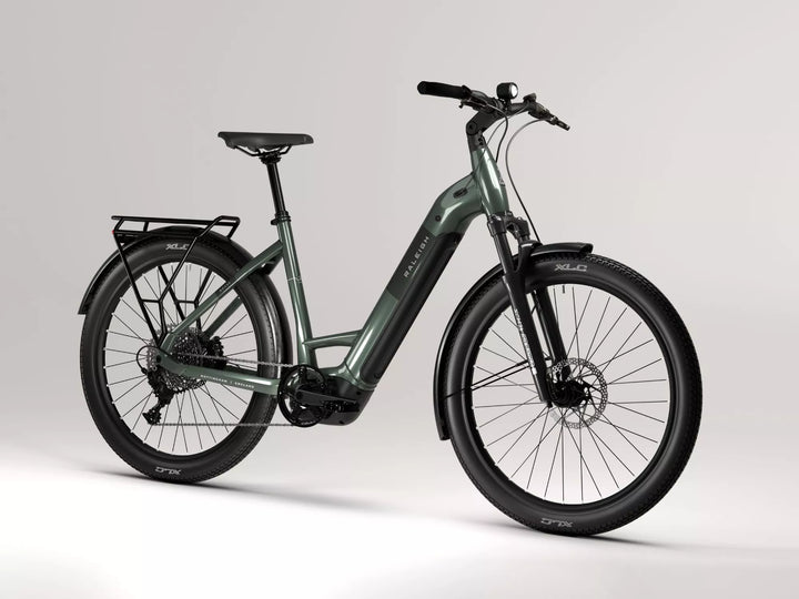 Raleigh Novus Plus Low Step Sherwood Green 2026 Hybrid Electric Bike