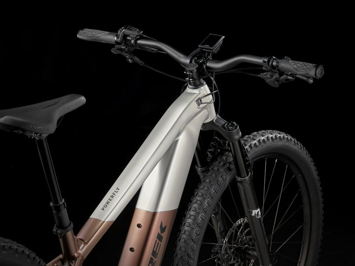 Trek Powerfly+ 8 Gen 5 Satin Lunar Silver Bronze Age 2026 Electric Mountain Bike